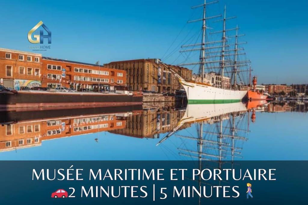 L'Atelier - Au Pied Des Quais Lägenhet Dunkirk Exteriör bild
