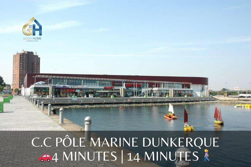 L'Atelier - Au Pied Des Quais Lägenhet Dunkirk Exteriör bild